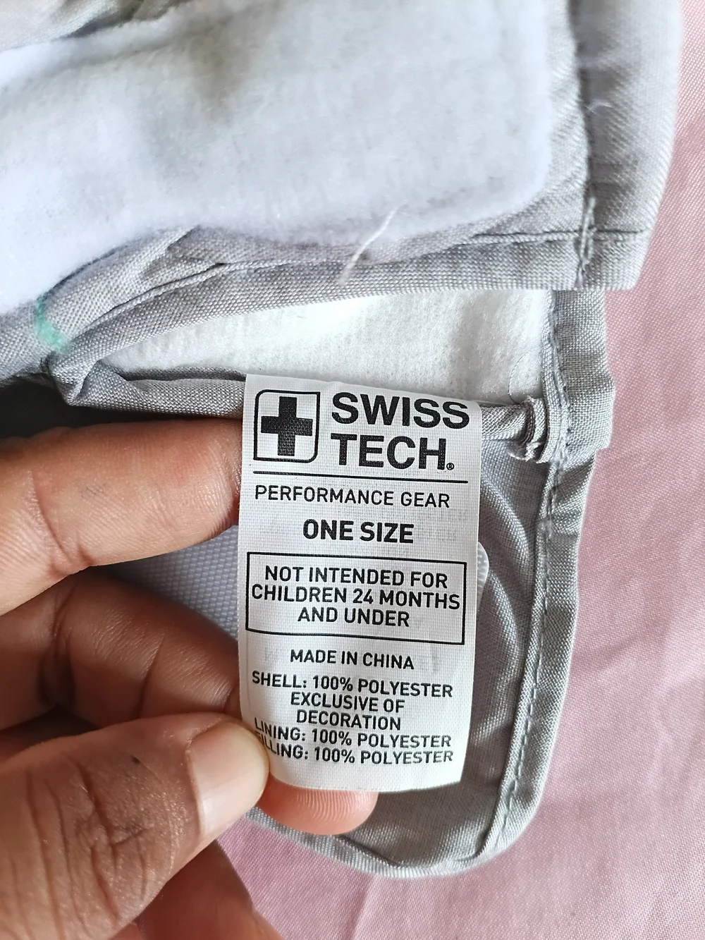 Swiss Tech Kids Mittens - Gray with Mint Toe One Size
